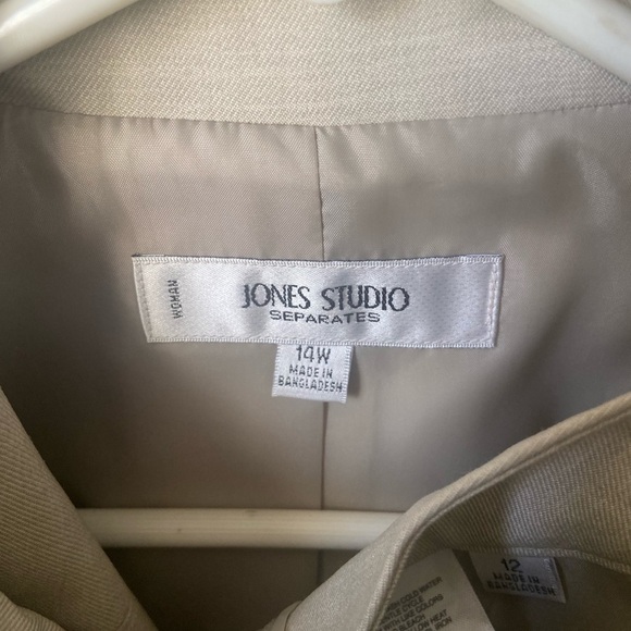 Womens JONES STUDIO lined single breasted blazer 14W - Picture 6 of 6